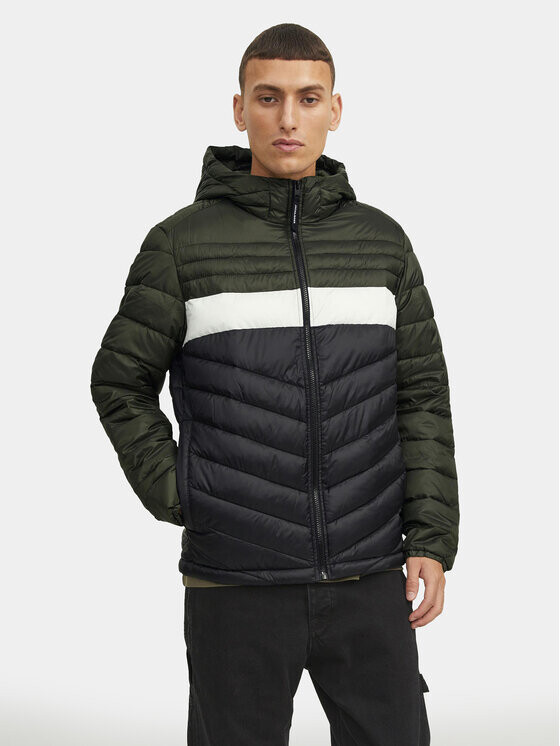 

Пуховик стандартного кроя Jack&Jones, зеленый