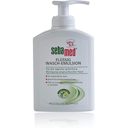 

Оливковая жидкая моющая эмульсия 200 мл, Sebamed