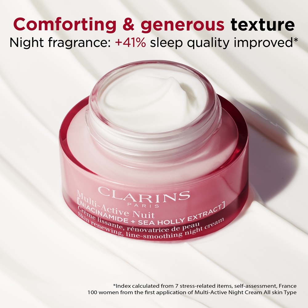 Крем для лица SPF CLARINS Мультиактивный ночной для сухой кожи, антивозрастной ночной для сухой кожи — фото 2
