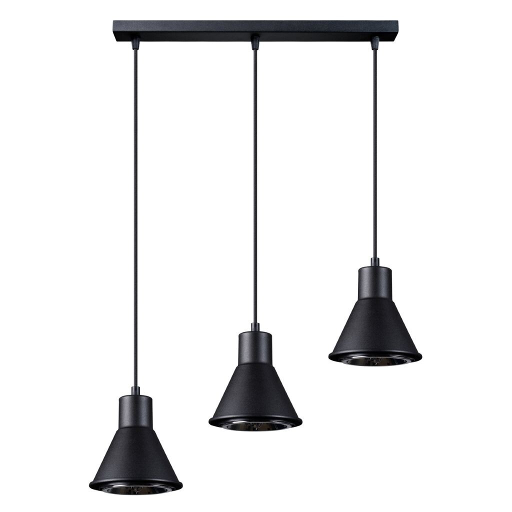 

Подвесной светильник TALEJA 3 черный [ES111] 3xES111 Nie dotyczyW сталь 120x14x45см Sollux Lighting