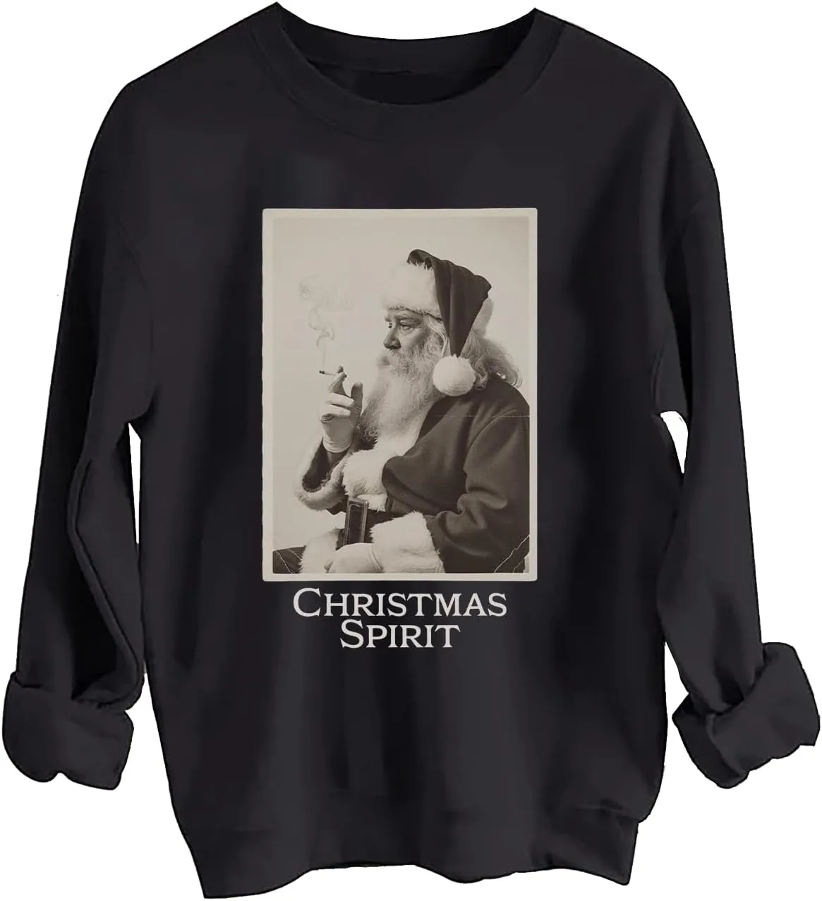 

Свитшот с принтом "Santa Smoking Christmas Spirit" FIMIBK