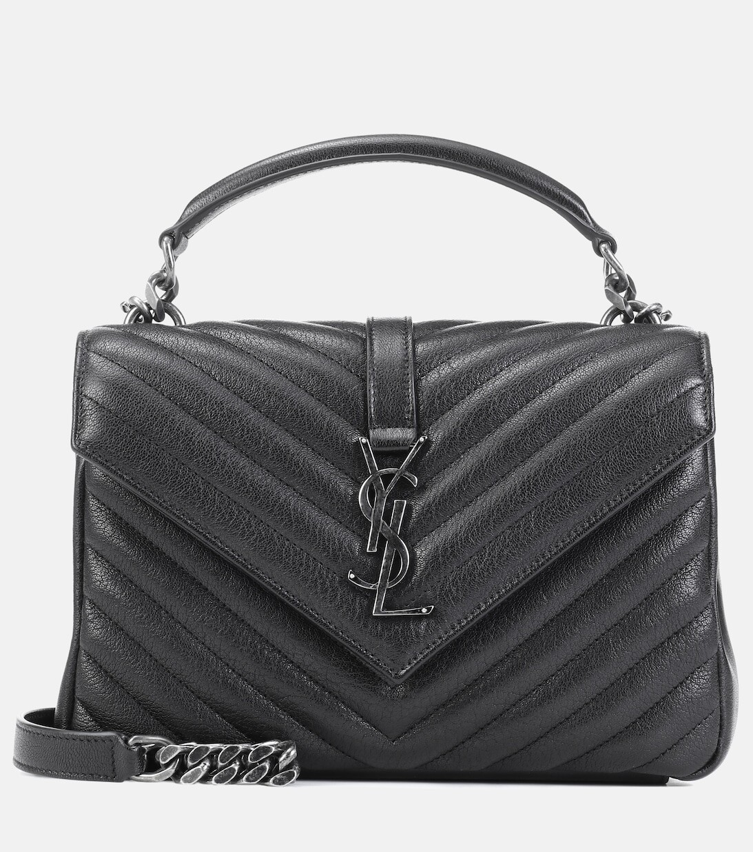 

Сумка через плечо College среднего размера Saint Laurent, черный