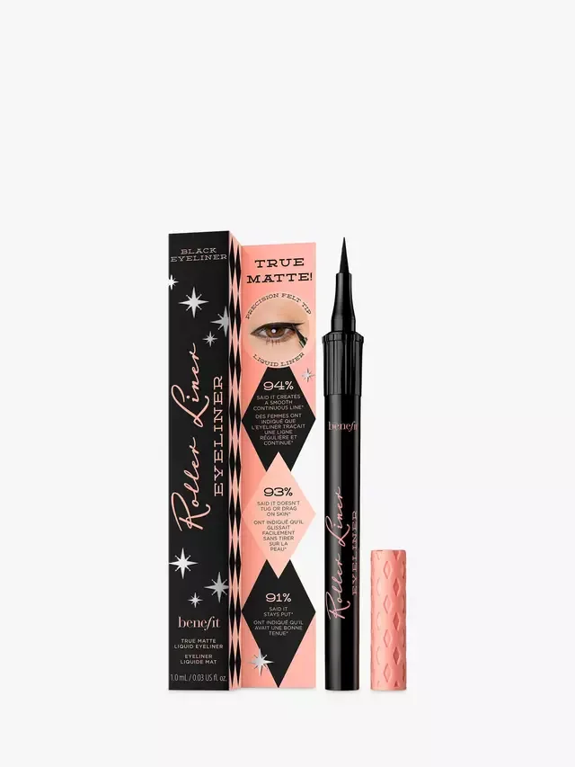 Жидкая матовая подводка для глаз Roller Liner Eyeliner Benefit
