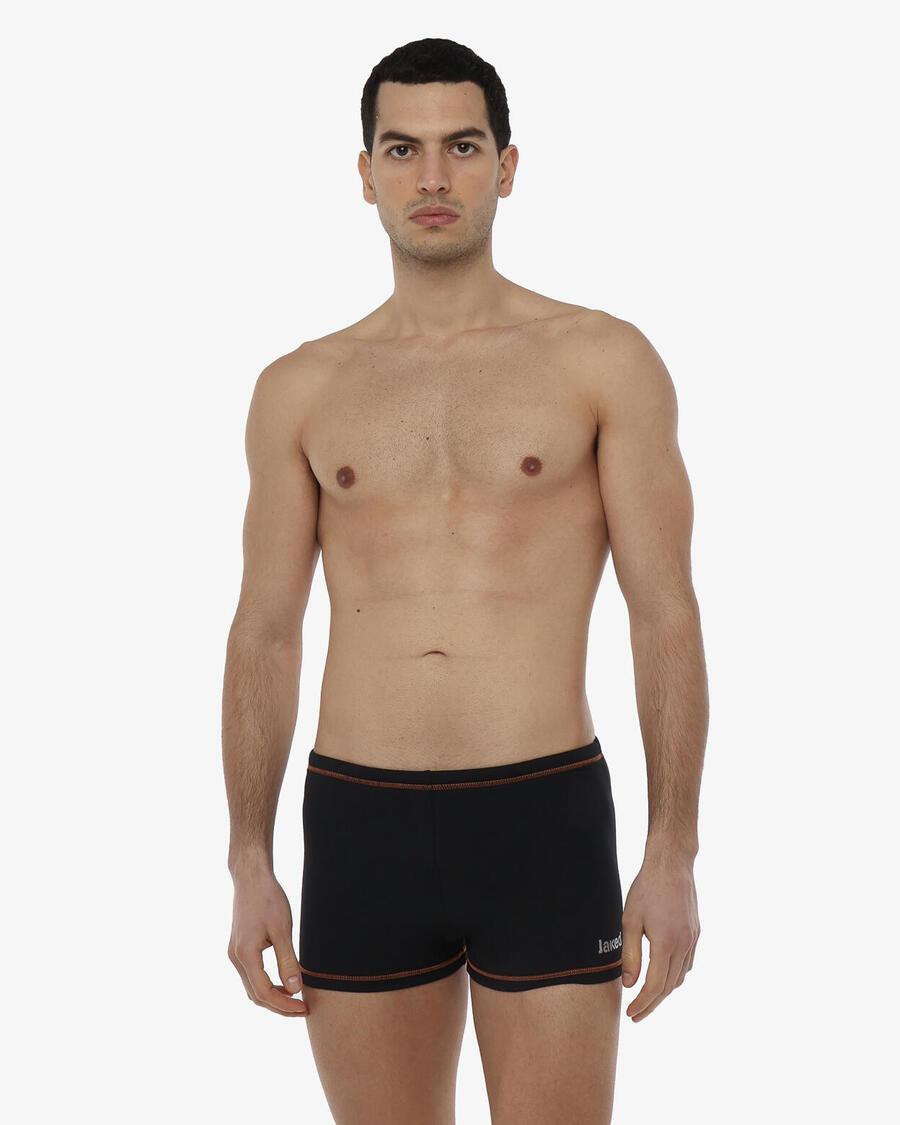 

JAKED Синтетические плавки черного и оранжевого цвета для мужчин