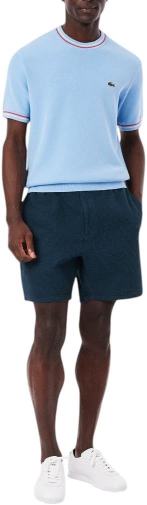 

Lacoste мужские свободные шорты из вафельной ткани 6.25", Light Brown