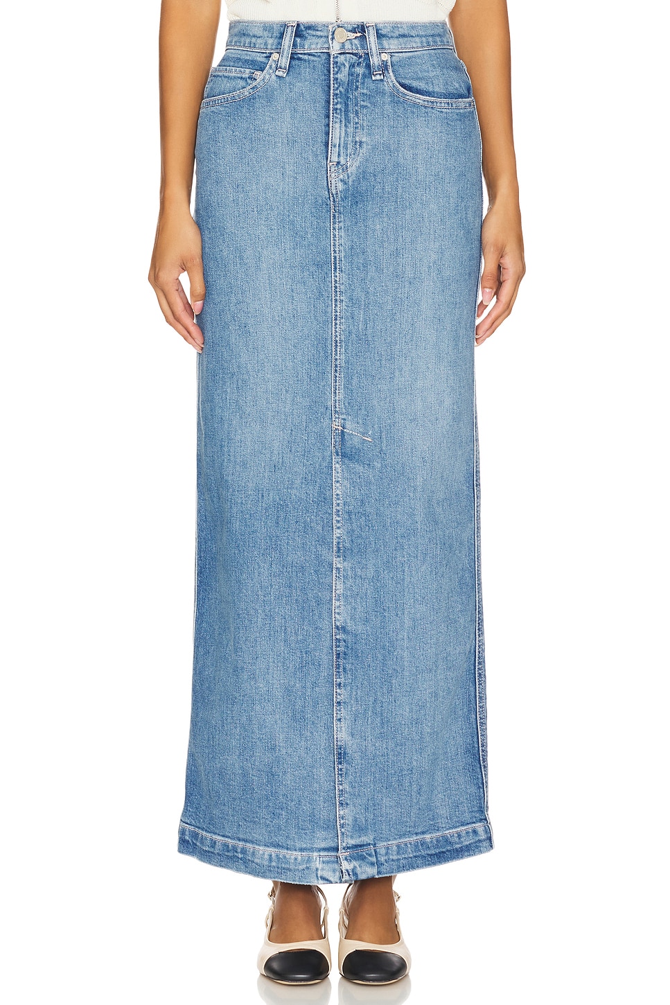 

Реконструированная юбка макси Hudson Jeans, цвет sugarcoat