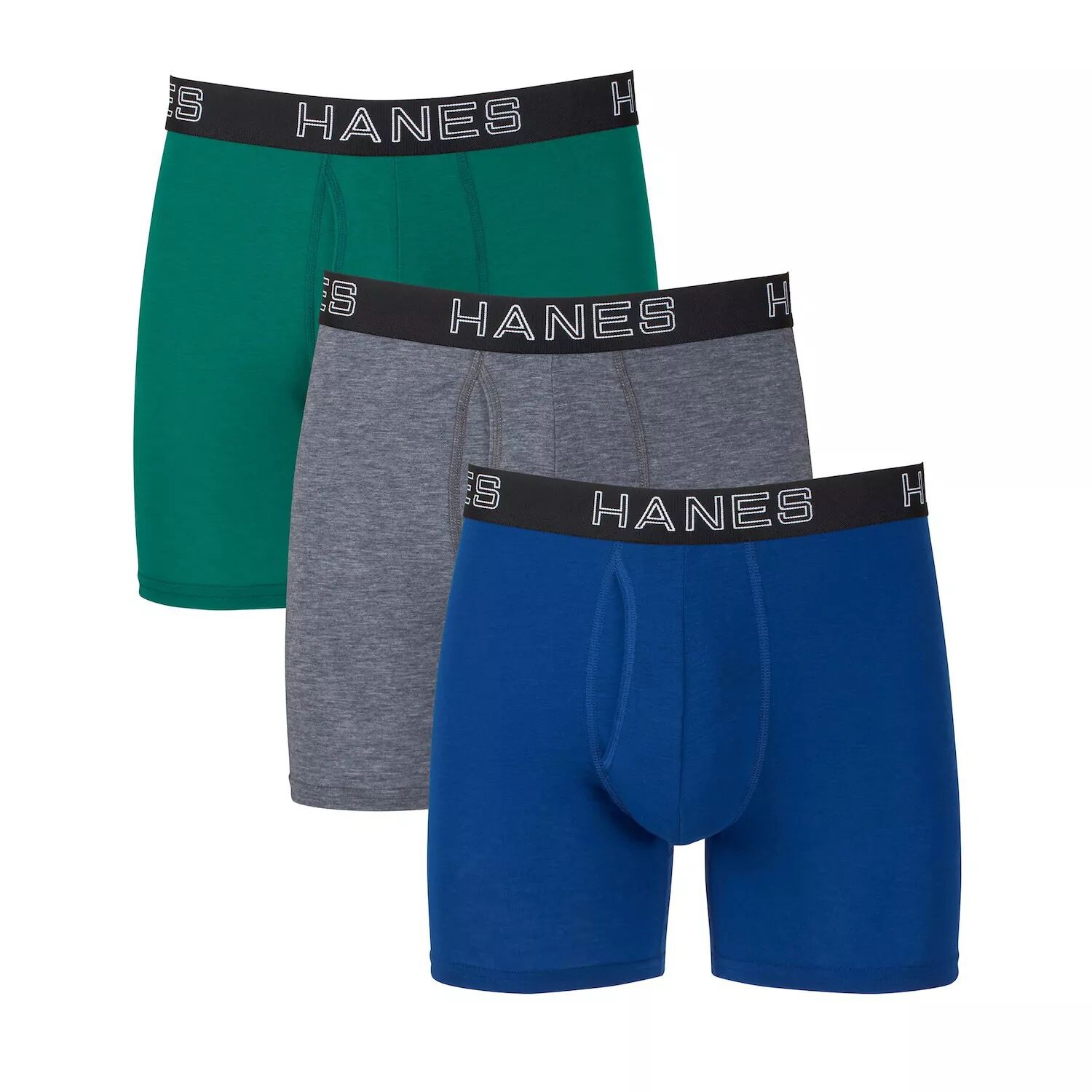 

Big & Tall Ultimate Comfort Flex Fit Total Support Pouch (3 пары трусов-боксеров) Hanes