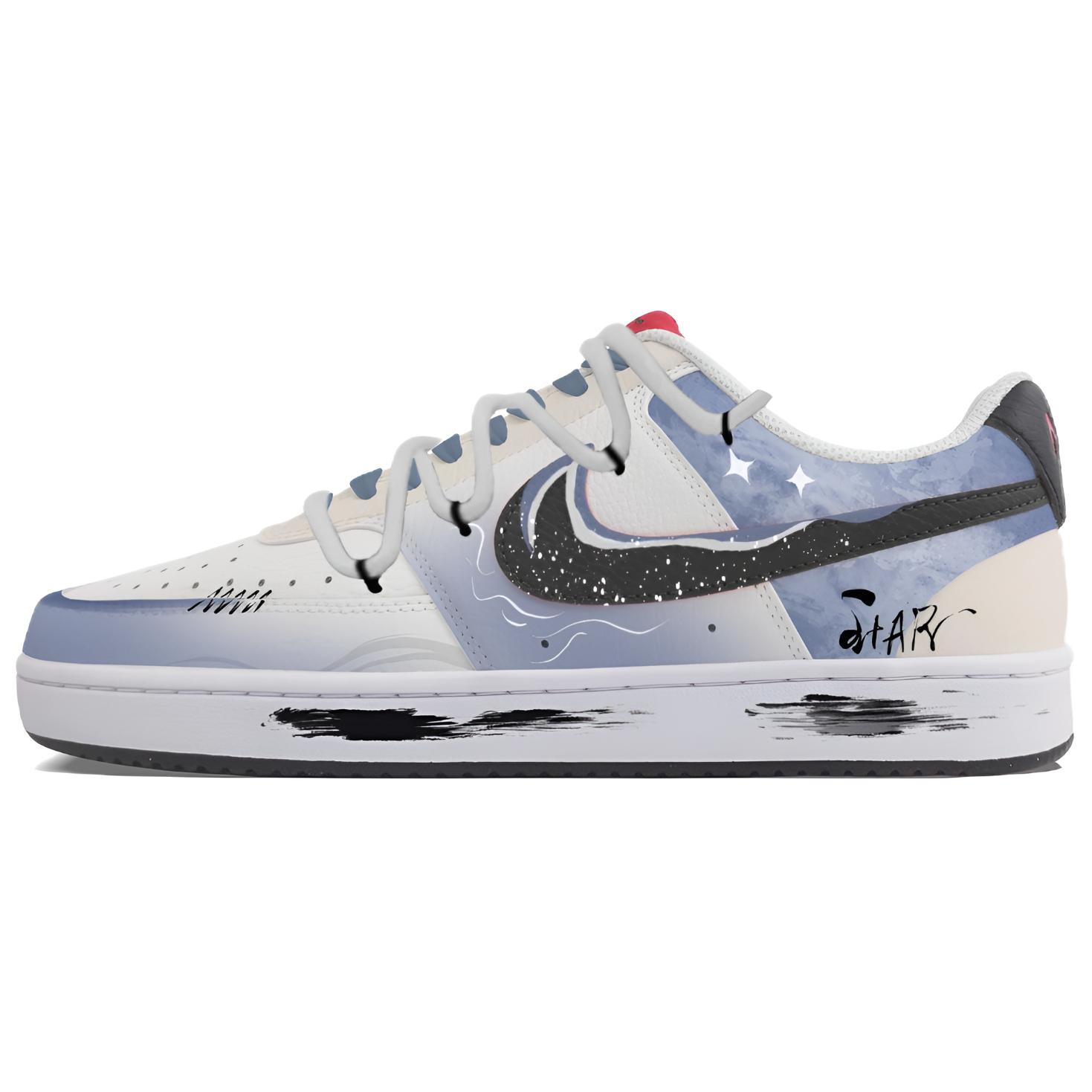 

Nike Износостойкие и легкие низкие кроссовки для скейтбординга Court Vision 1, мужские, синие