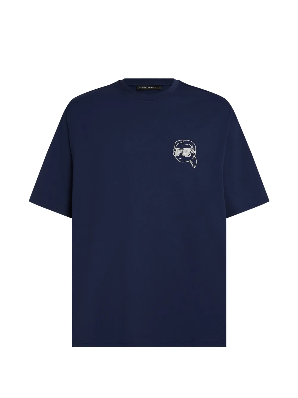 

Футболка оверсайз Ikon Karl Lagerfeld, синий