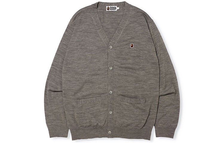 

Свитер серии Ape Head для мужчин A Bathing Ape, серый