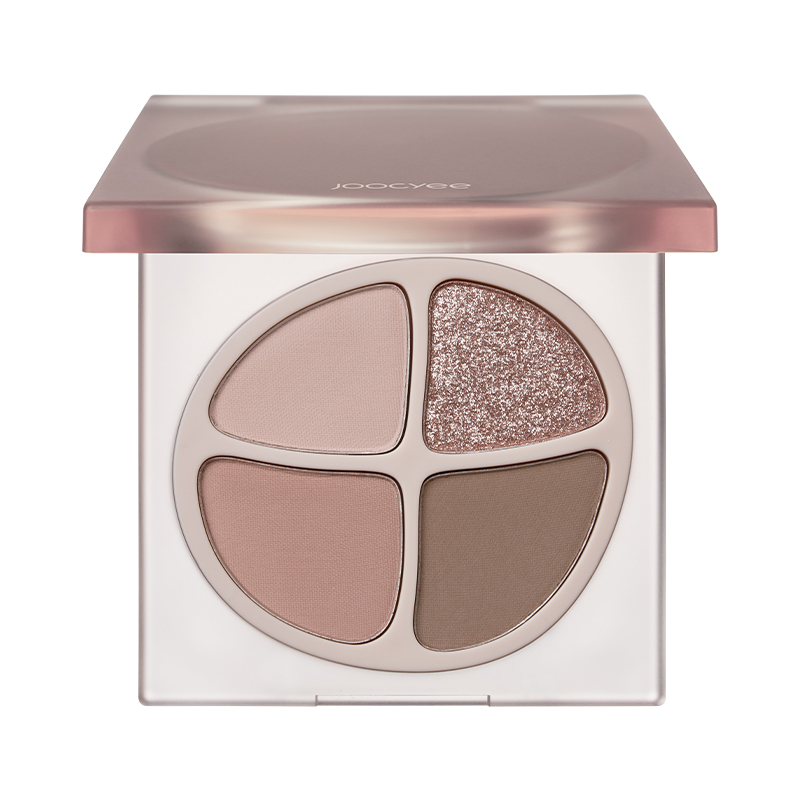 

Тени для век JIAOSE, 4 цвета, earth tone, матовые, долговечные, легко растушевываются, с перламутровым эффектом, натуральные Joocyee