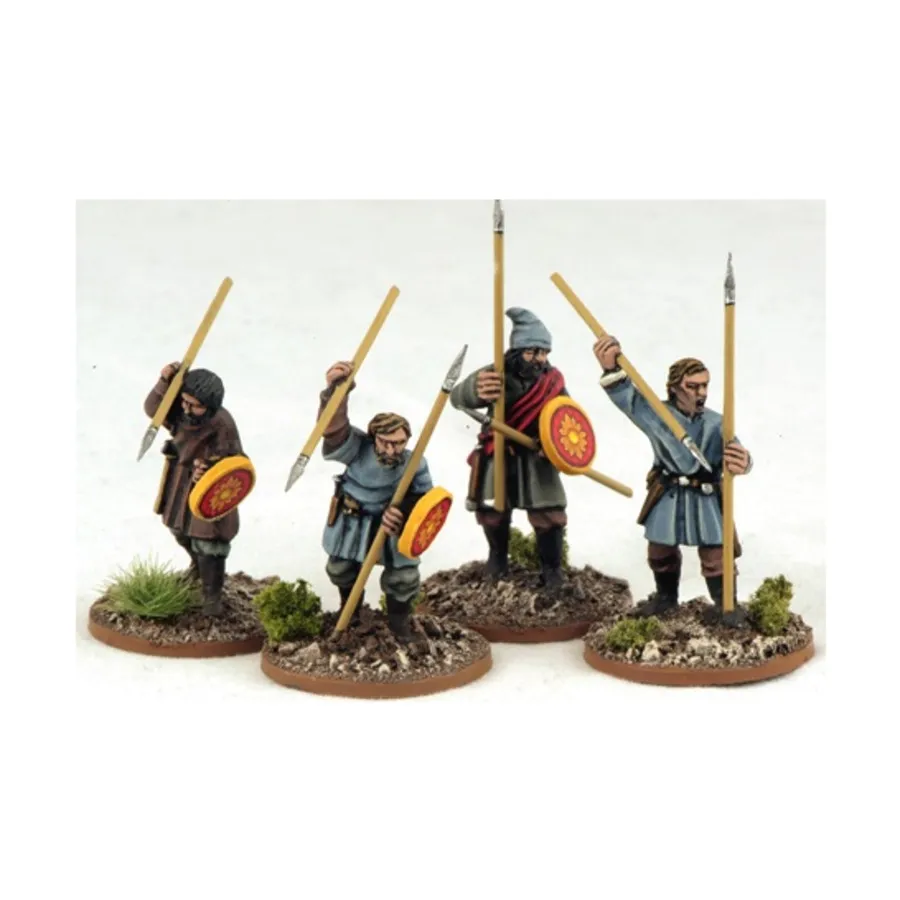 

Византийские псилои с копьями, Gripping Beast Miniatures - Byzantine Periods - Rus & Slavs (28mm)