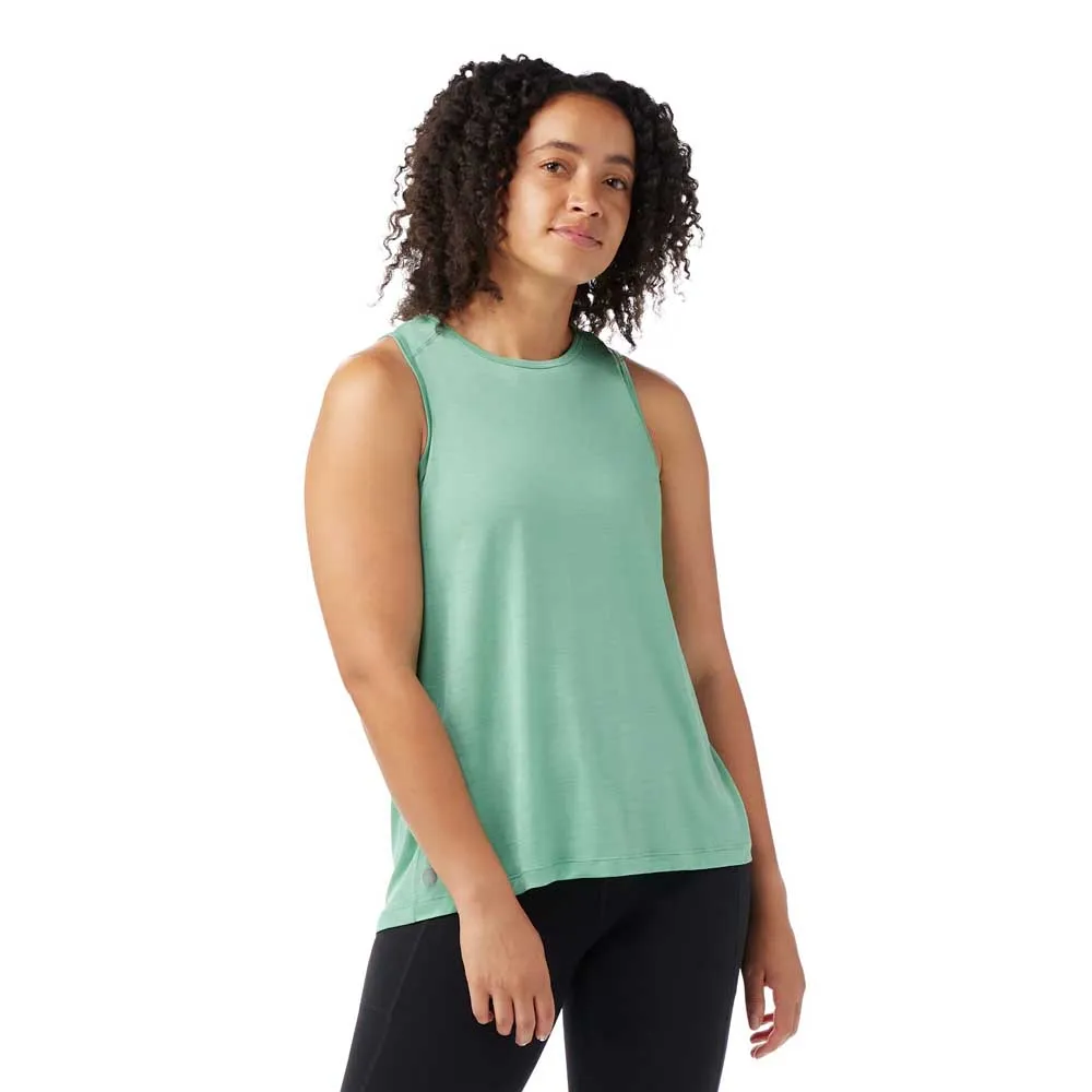 

Футболка без рукавов Smartwool Active Ultralite High Neck, зеленый