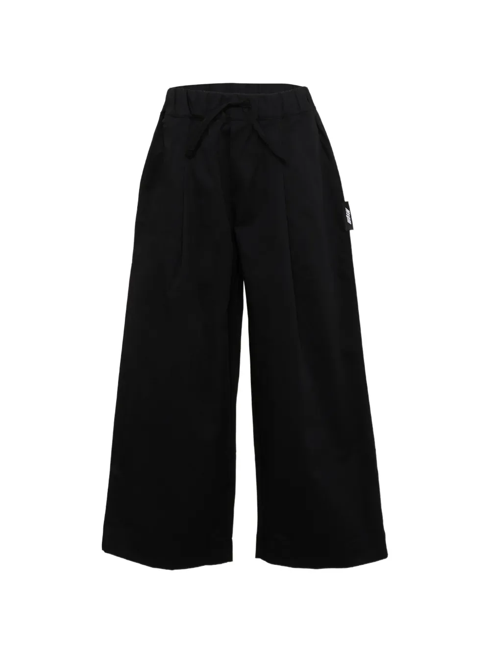 Брюки на кулиске MSGM Kids, черный