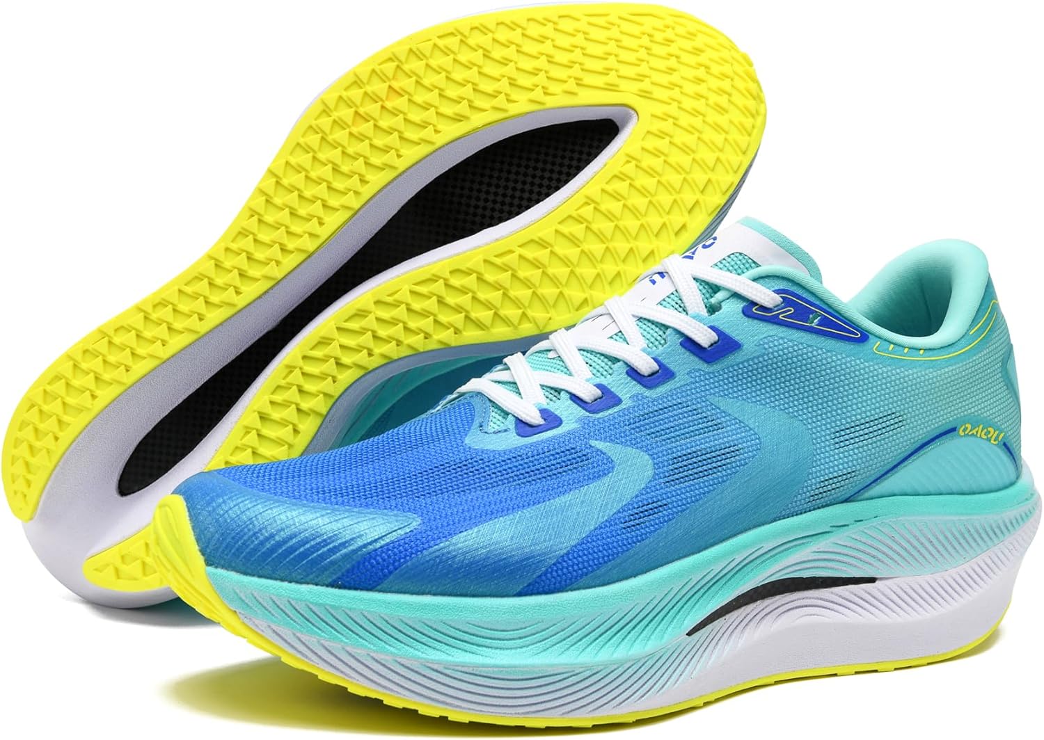 

Зимние спортивные кроссовки для активного отдыха, с сеткой для бега, полностью с карбоновой пластиной, легкие, с амортизацией, для гонок и тренировок, для мужчин и женщин Versleh, Lake Blue