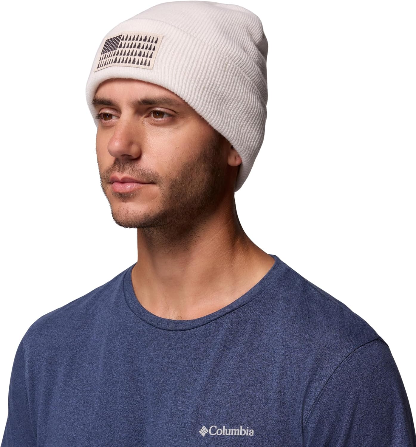 

Унисекс-шапка-манжет Columbia Tree Flag, цвет "морская соль", один размер