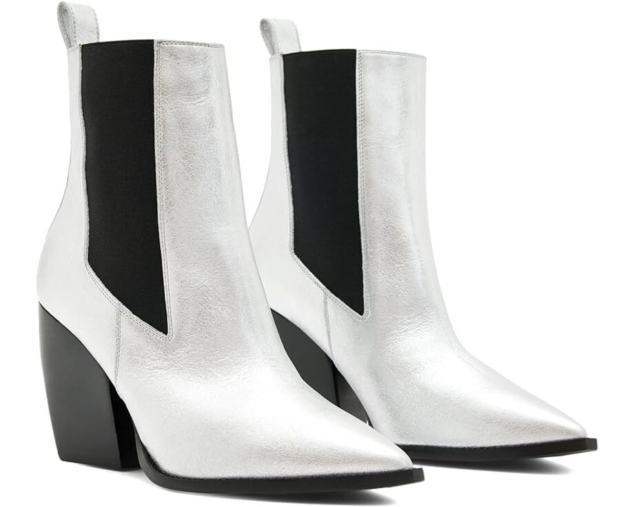 

Ботинки AllSaints Ria Boot, серебряный
