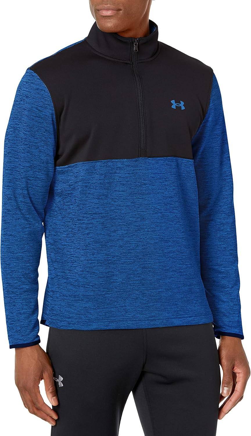 

Футболка Under Armour Mens Armour Fleece Colorblock с застежкой-молнией ½, Tech Blue (432)/Tech Blue, Синий, Футболка Under Armour Mens Armour Fleece Colorblock с застежкой-молнией ½, Tech Blue (432)/Tech Blue