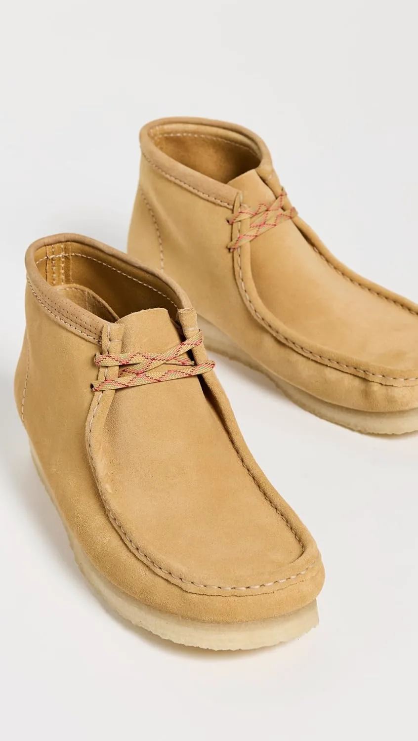 Мужские ботинки Clarks Somerset Collection Wallabee, золотой — фото 3