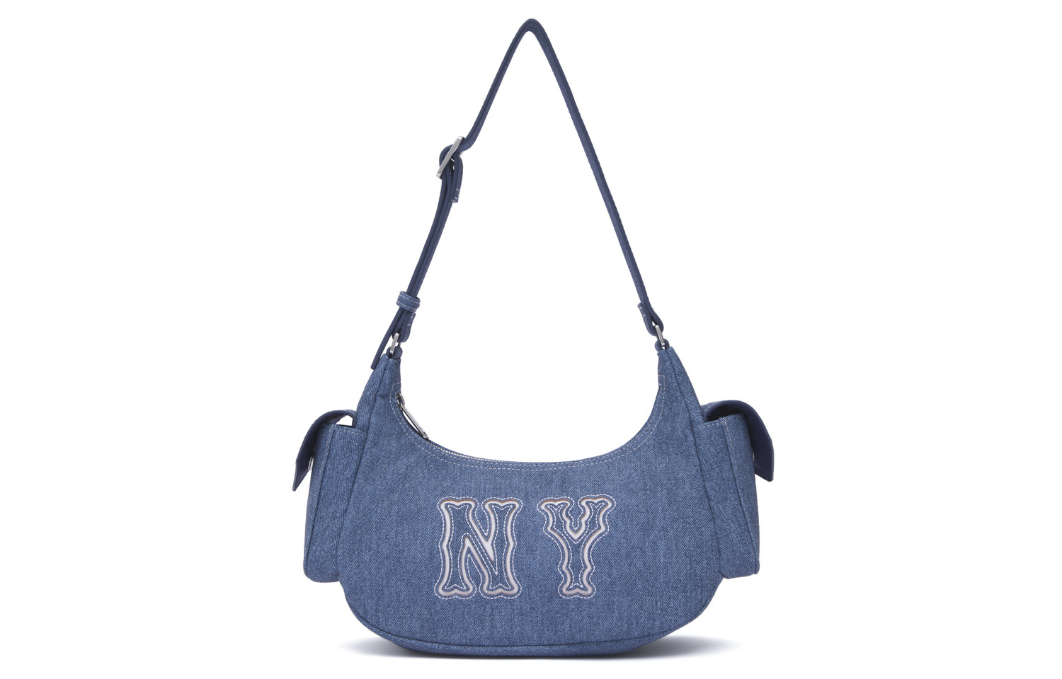 

MLB Нью-Йорк Янкиз кожаная наплечная сумка унисекс, Blue