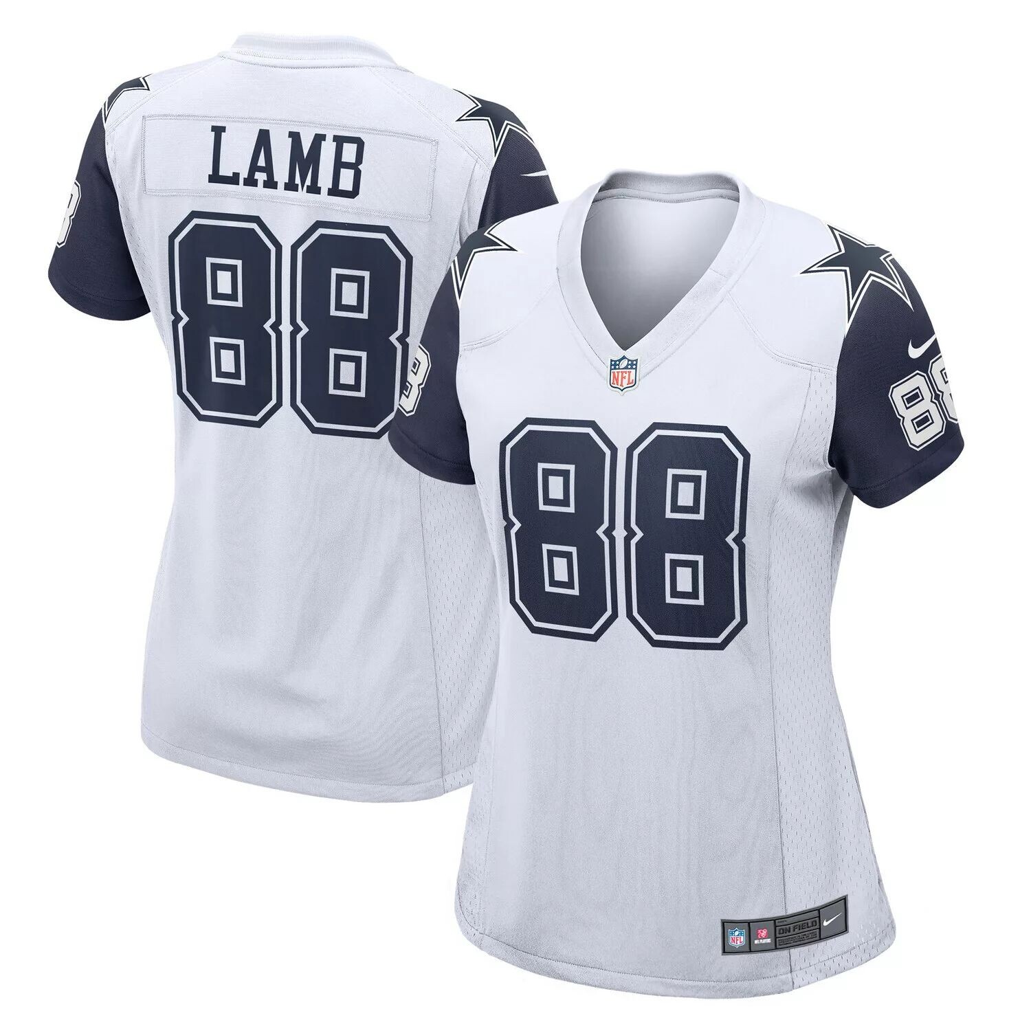 

Женское джерси Nike CeeDee Lamb White Dallas Cowboys 2nd Alternate Game Nike