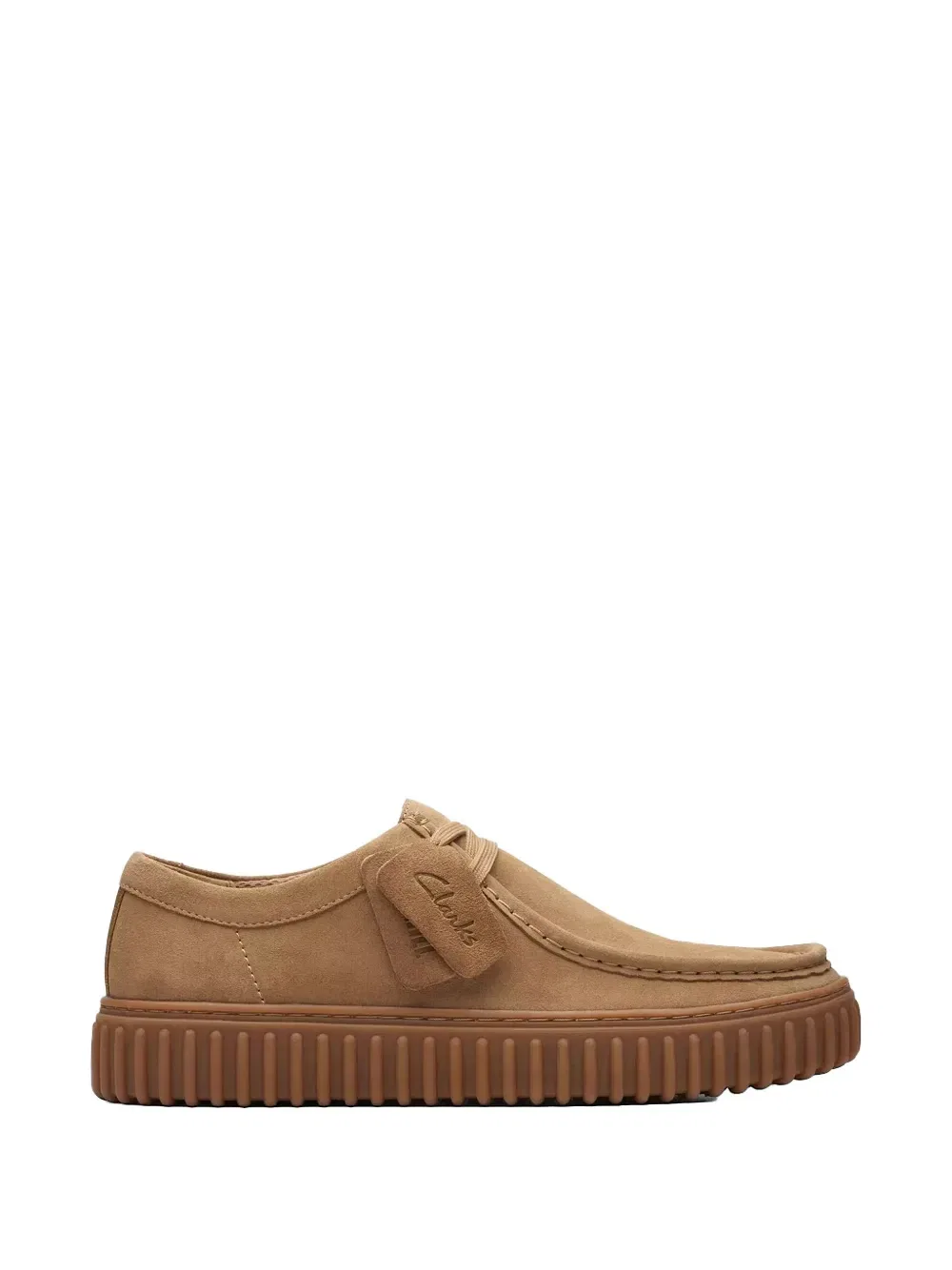 Замшевые лоферы Torhill Clarks, бежевый