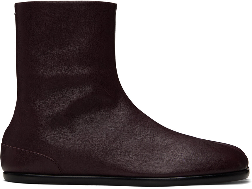 

Темно-красные ботильоны Tabi Maison Margiela, цвет Merlot