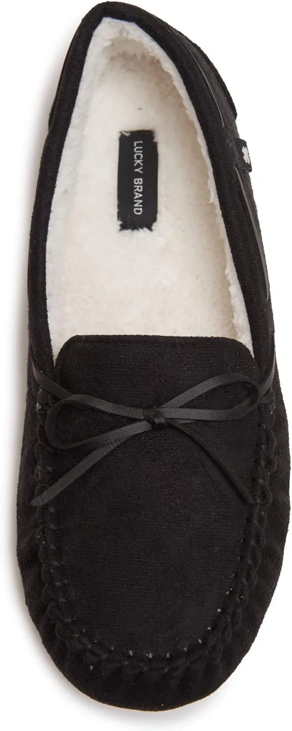 Мужские мокасины Lucky Brand из микрозамши с подкладкой из искусственной шерпы, Black