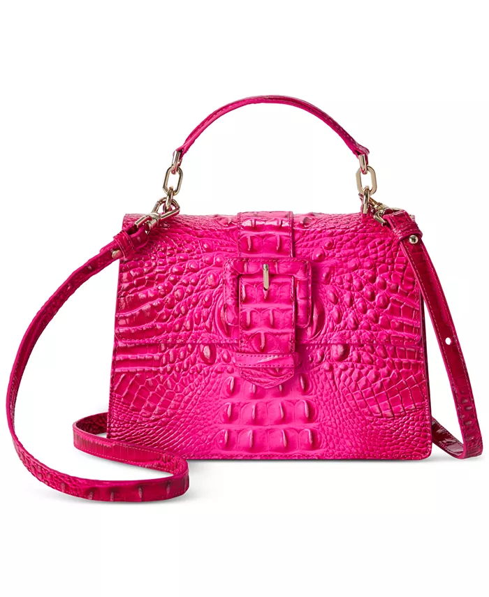 

Маленькая кожаная сумка Hallie Melbourne Brahmin, розовый