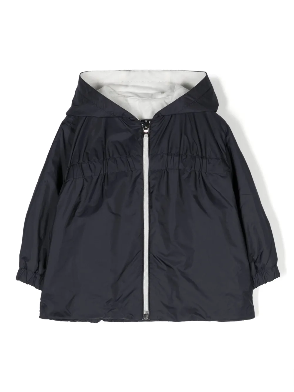 

Куртка на молнии с капюшоном Moncler Enfant, синий