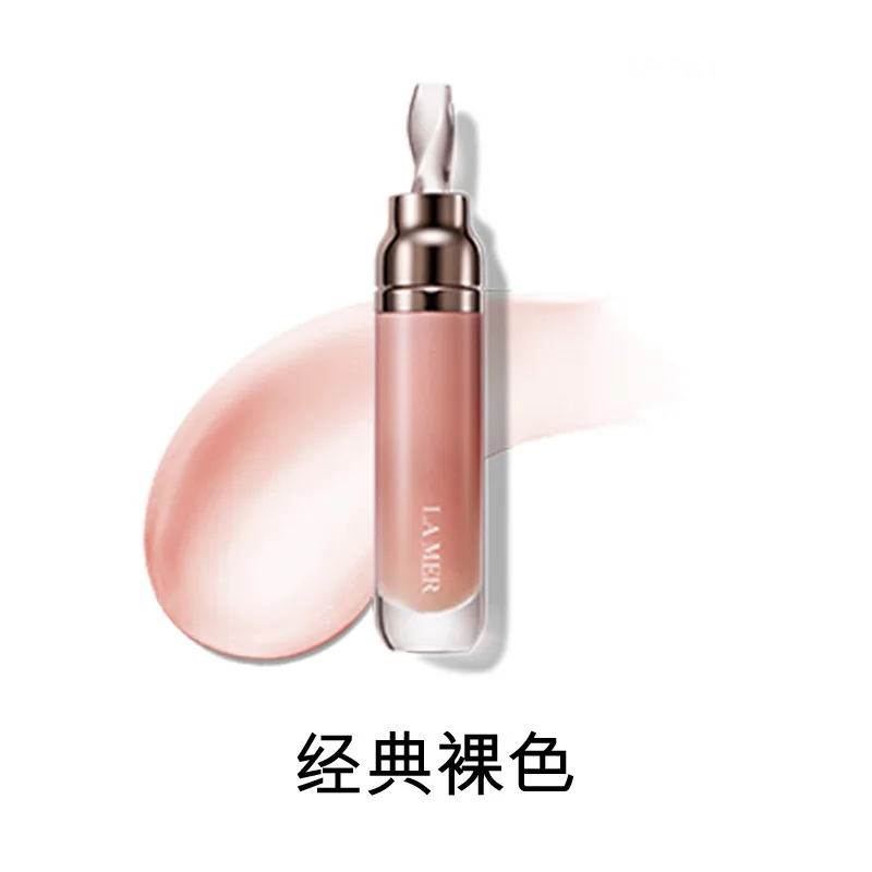 Набор увлажняющего блеска для губ Repairing Moisturizing Lip Gloss Set, питательный, легко наносится, натуральный, 7мл+7мл LA MER, two-piece set: #01 7ml+# nude 7ml — фото 4
