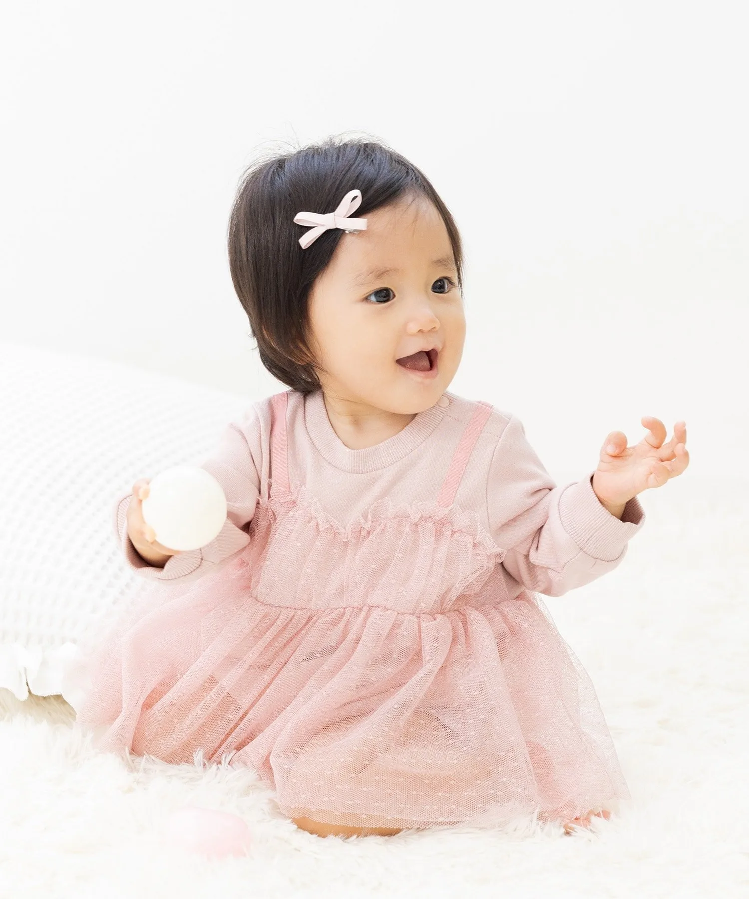 Комбинезон из тюля и флиса Chil2, Smoke Pink