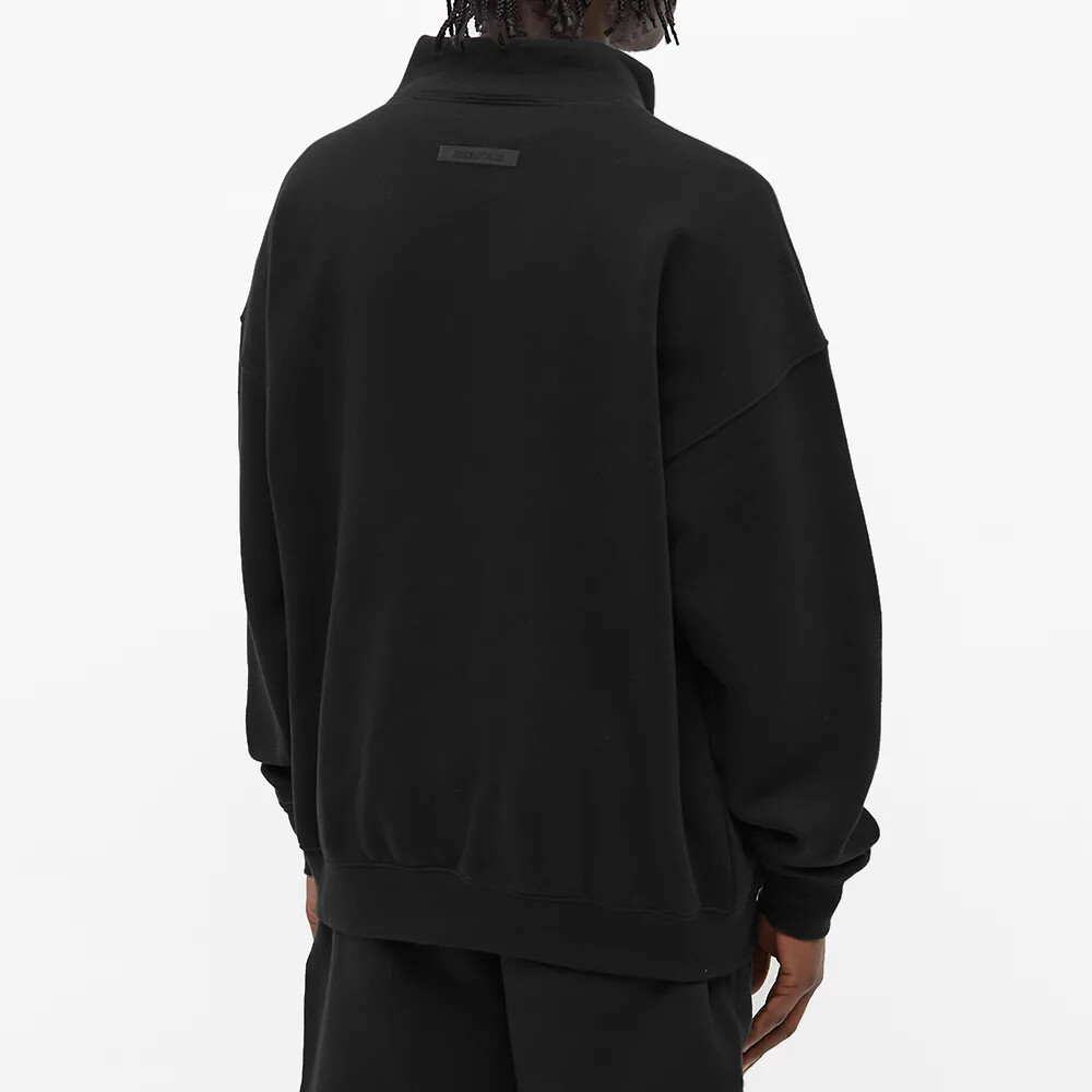 SS21 Толстовка унисекс черная Fear Of God Essentials, черный — фото 3