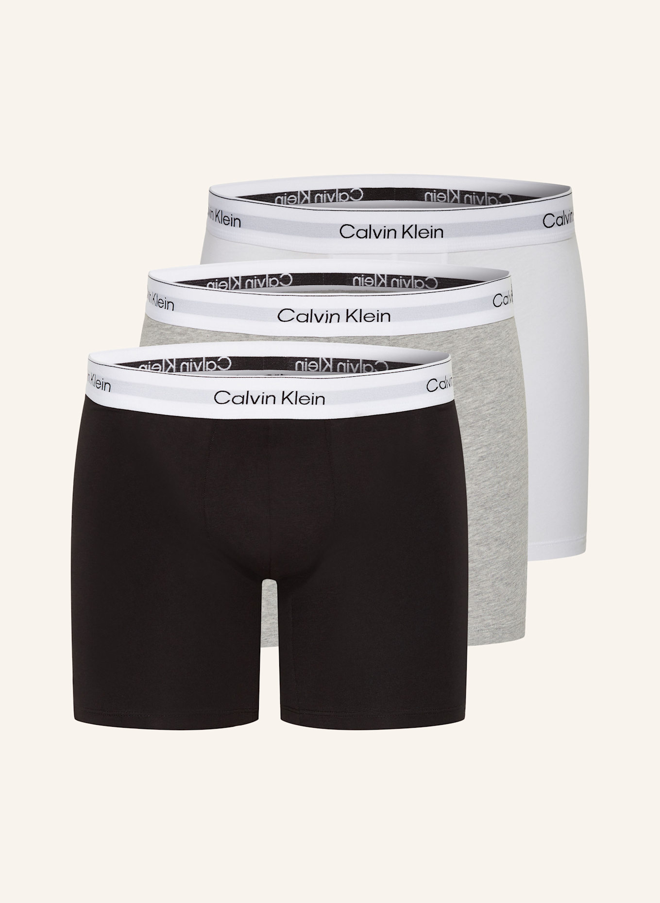 

Упаковка из 3 трусов-боксеров Icon, хлопок, стрейч Calvin Klein, мультиколор