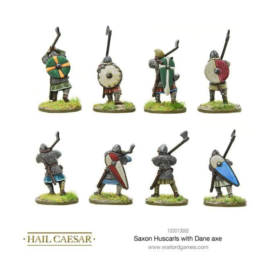 

Саксонские хускарлы с датчанином Аксом, Hail Caesar - The Dark Ages - Saxon (28mm)