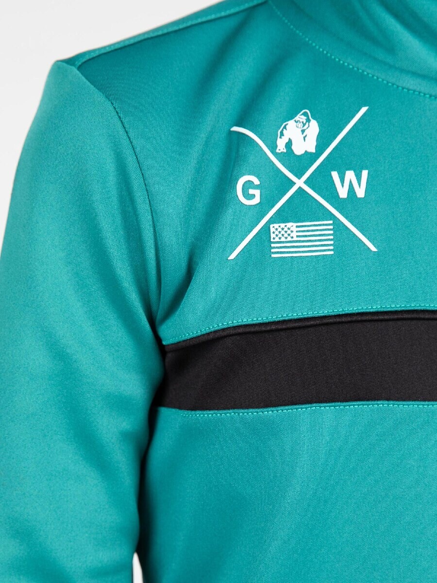 Спортивная куртка Gorilla Wear Athletic Jacket Vernon, цвет emerald/jade — фото 4