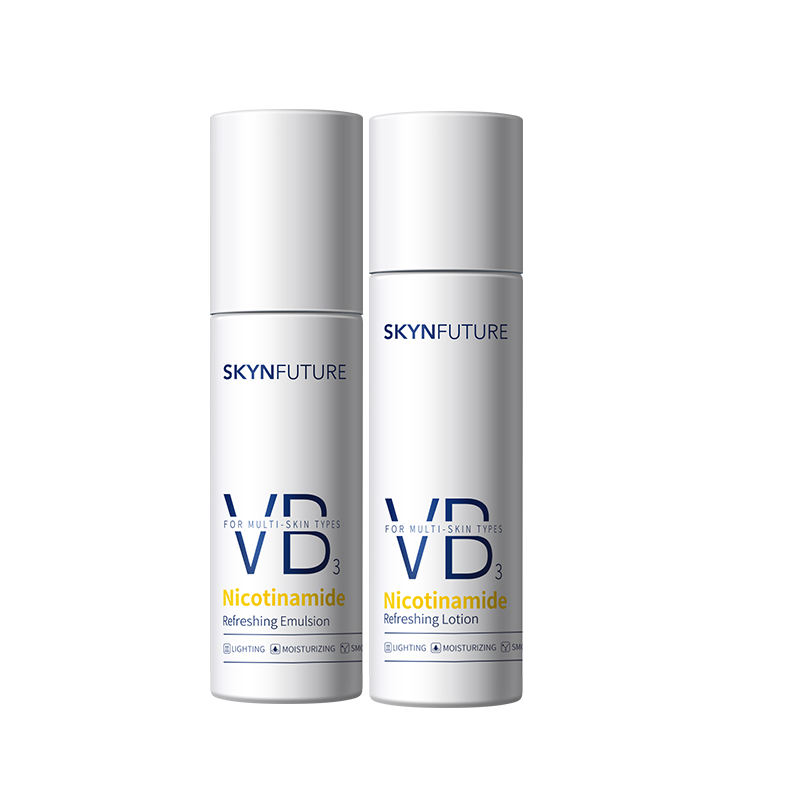 Набор по уходу за кожей лица SKYNFUTURE VB3 Nicotinamide Refreshing Skin Care Gift Set: тонер, 120 мл + эмульсия, 100 мл — фото 3