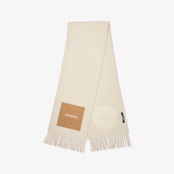 

Шарф Jacquemus Rond Carré, бежевый
