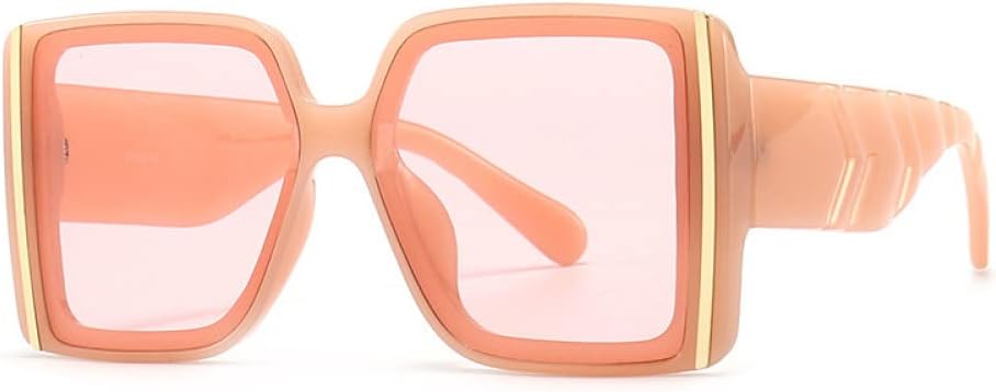 

Ретро-солнцезащитные очки с градиентным переходом цвета для женщин и защитой от УФ-излучения UV400 для мужчин. Солнцезащитные очки большого размера LANGSER, Jelly Pink Pink