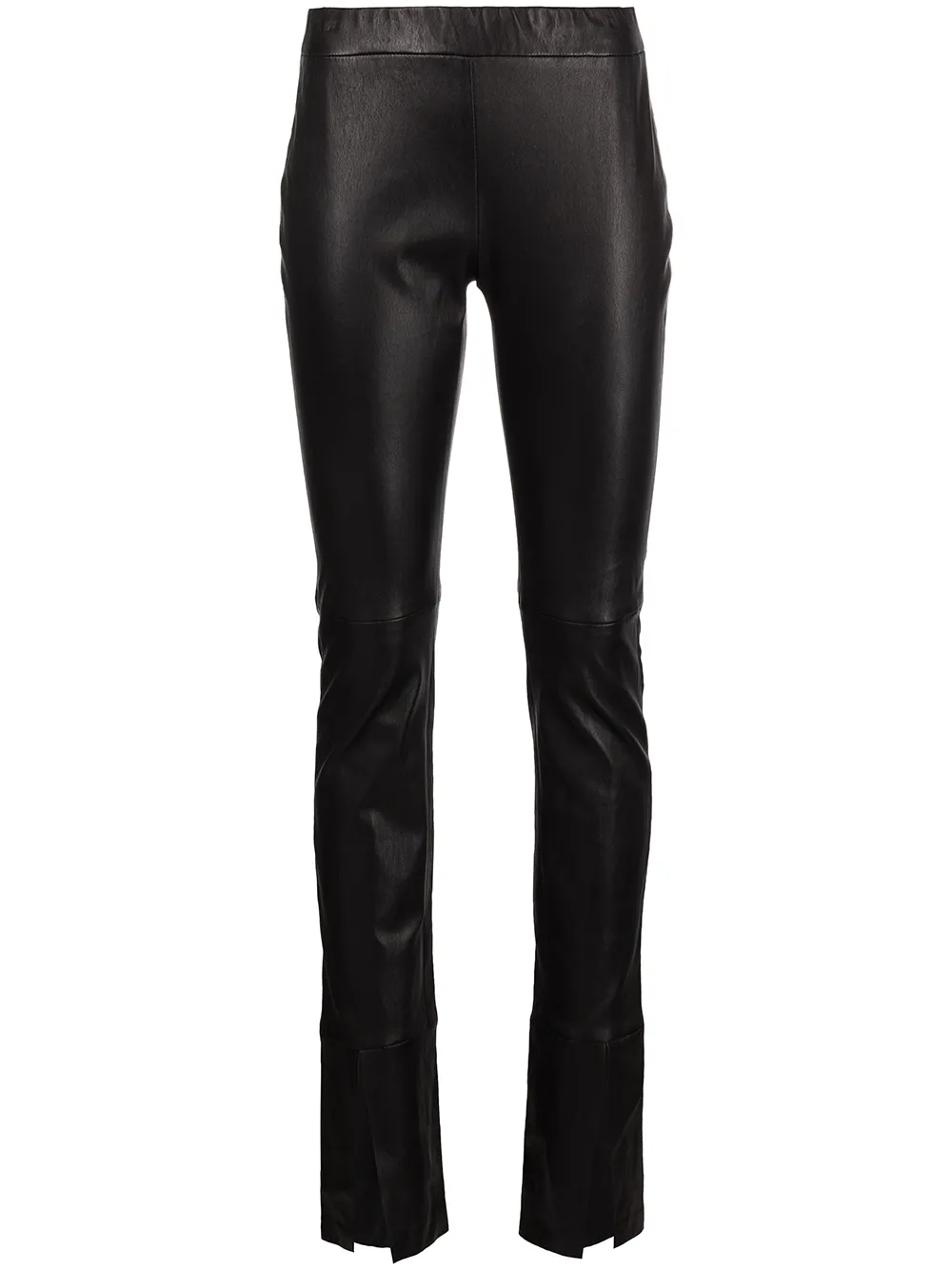 

Брюки скинни с разрезами Rosetta Getty, черный