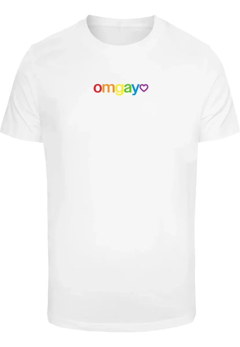

Футболка MisterTee "MisterTee OMGay Rainbow Pride Tee", белый