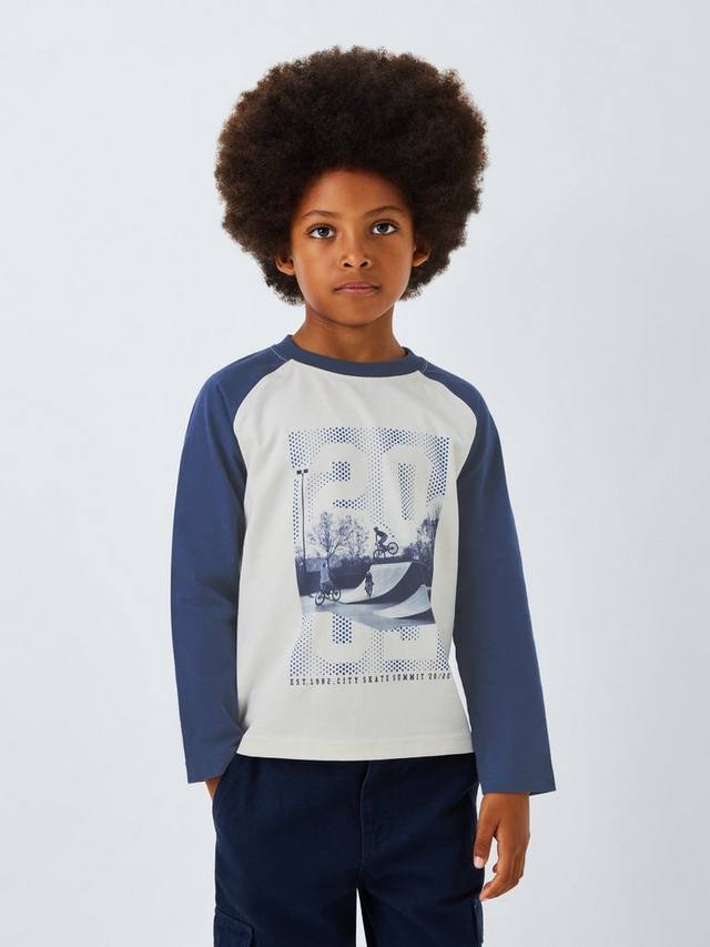 

Детская футболка Bike Park John Lewis, Navy