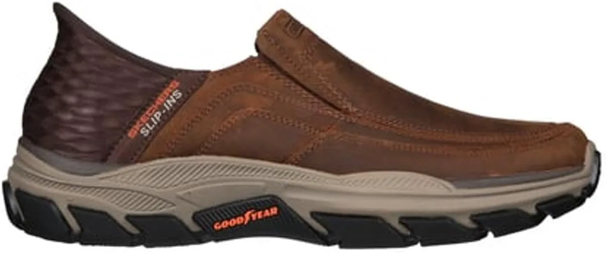 Мужские кроссовки Skechers USA Respected - Elgin 204810, темно-коричневый — фото 2
