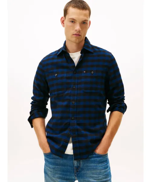 

Рубашка Regular fit Tommy Hilfiger, синий