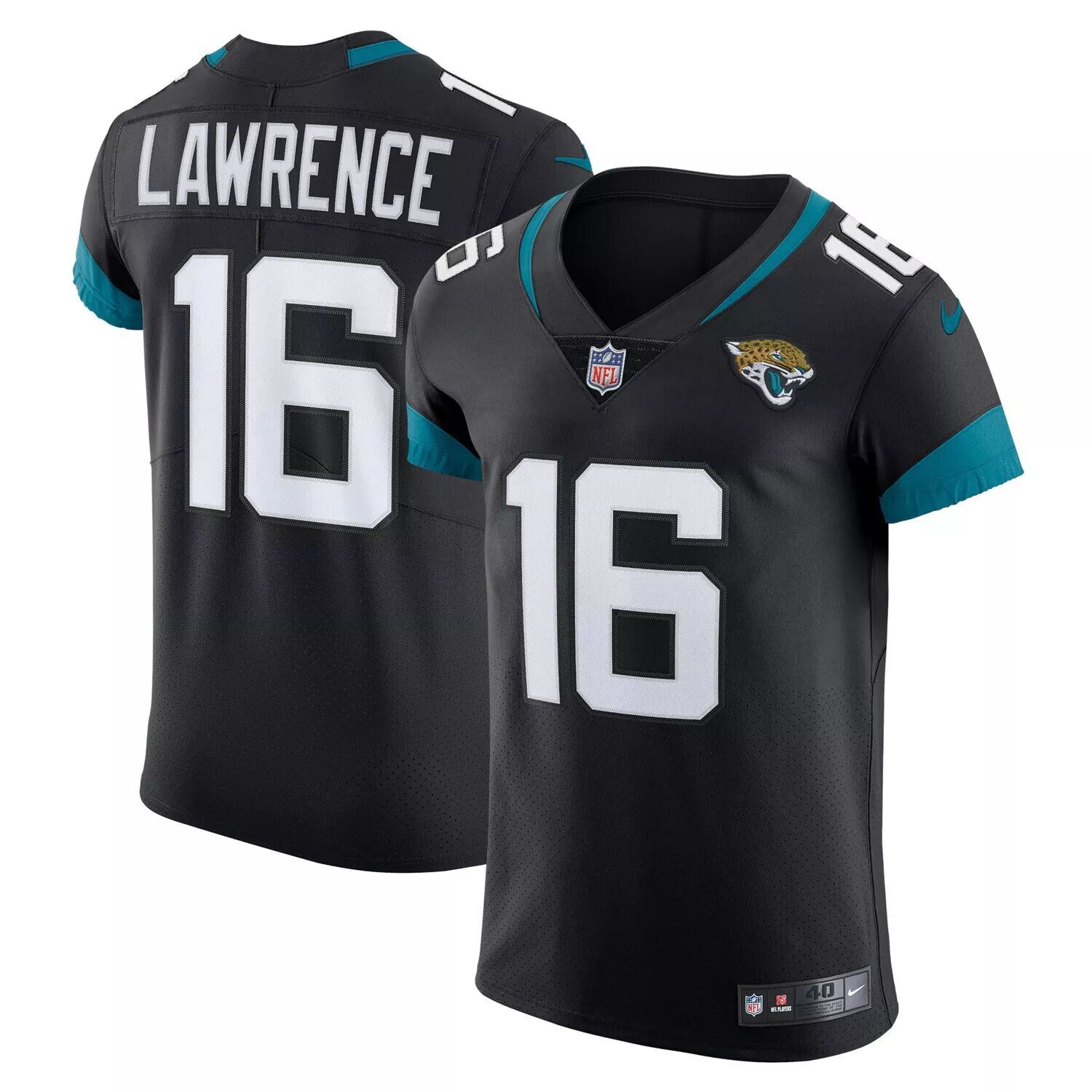 

Мужская черная майка Trevor Lawrence Jacksonville Jaguars Vapor Elite Nike, Черный, Мужская черная майка Trevor Lawrence Jacksonville Jaguars Vapor Elite Nike