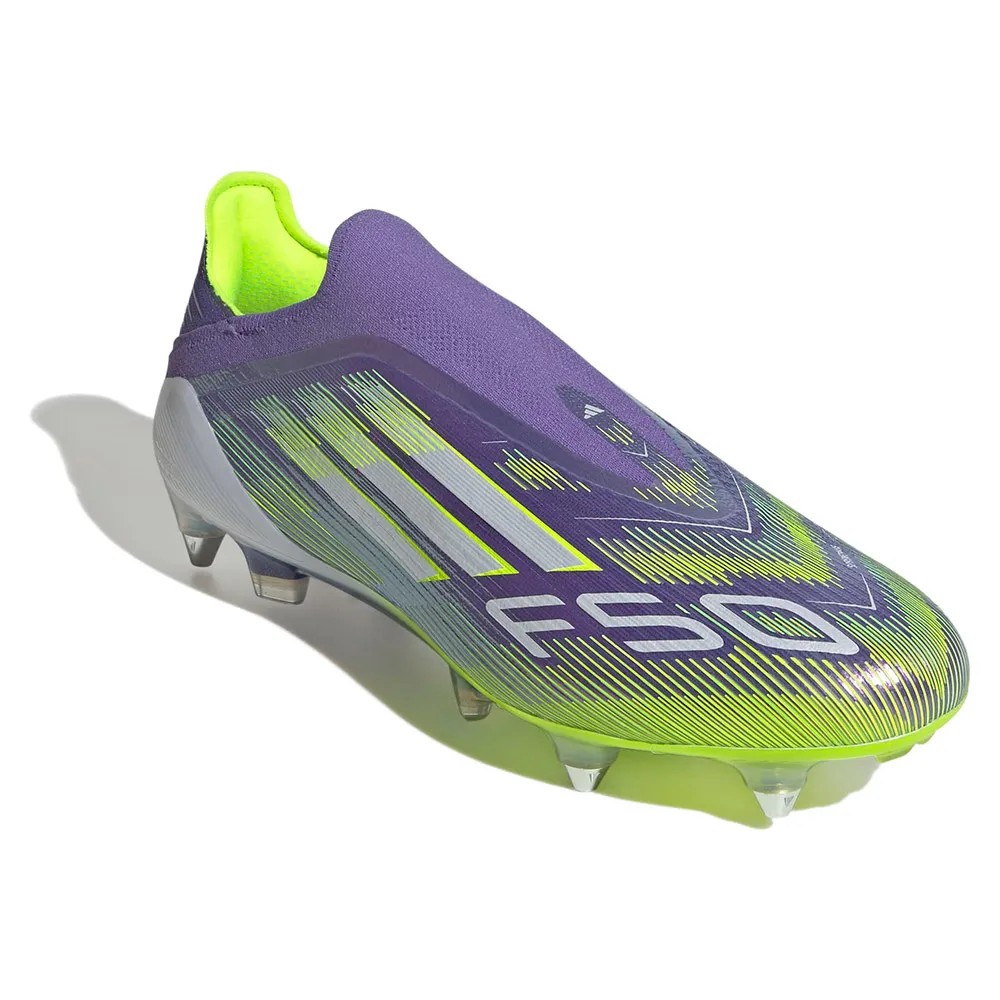 Футбольные бутсы adidas F50 Elite Laceless SG, фиолетовый — фото 4