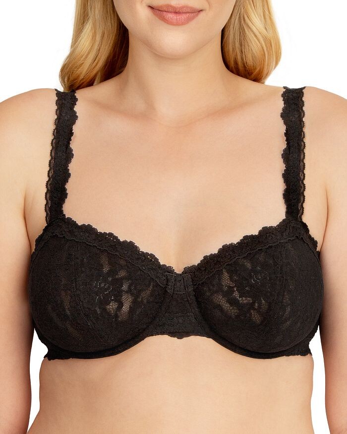 

Кружевной бюстгальтер-балконет Hanky ​​Panky Signature Hanky Panky, черный