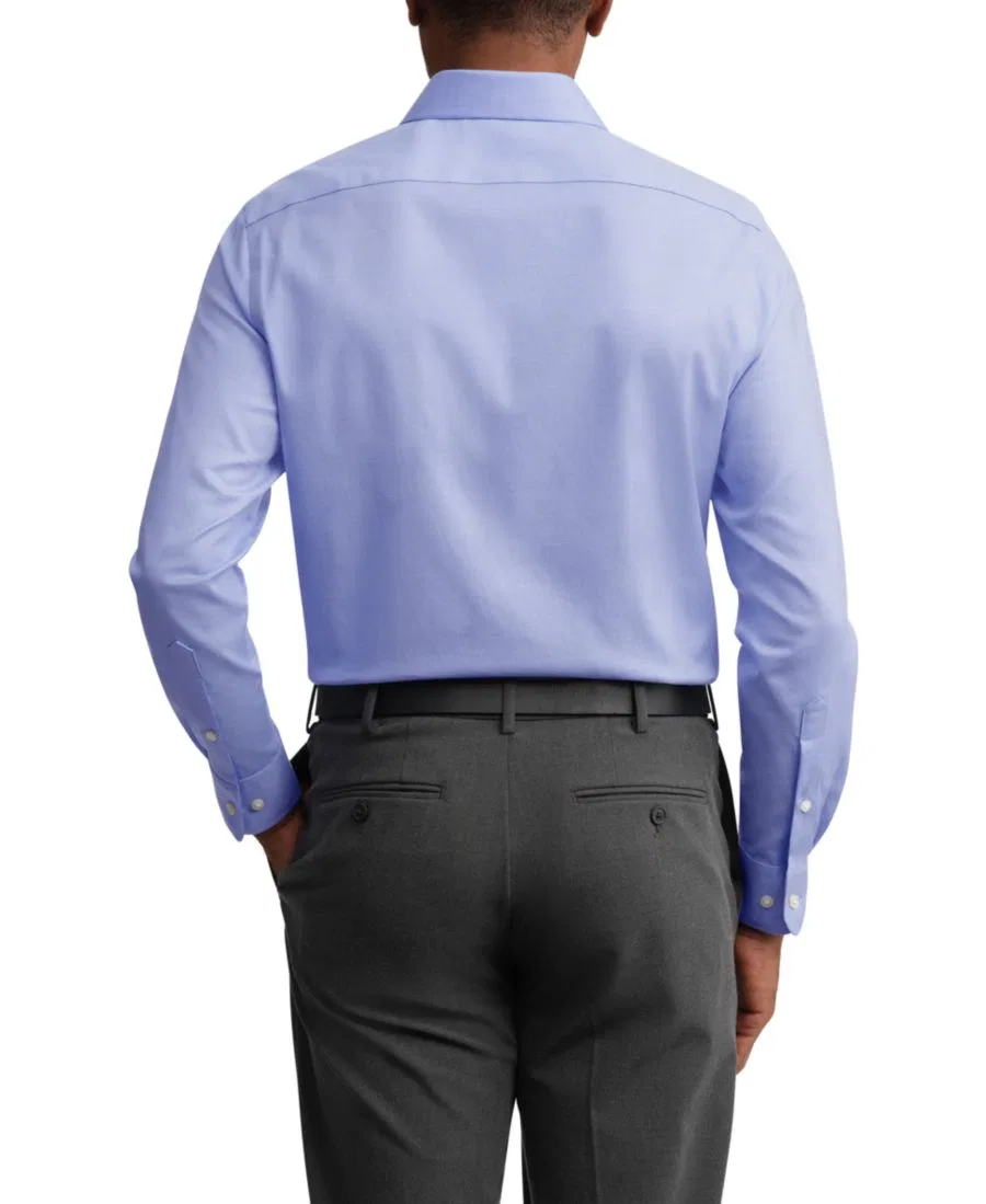Мужская рубашка TH Flex Twill Slim-Fit Tommy Hilfiger, синий — фото 2