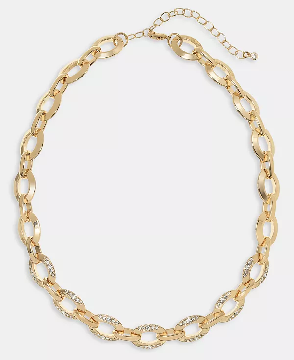

Ожерелье-Воротник с овальными звеньями золотого оттенка, эксклюзивно в Macy's On 34Th, gold