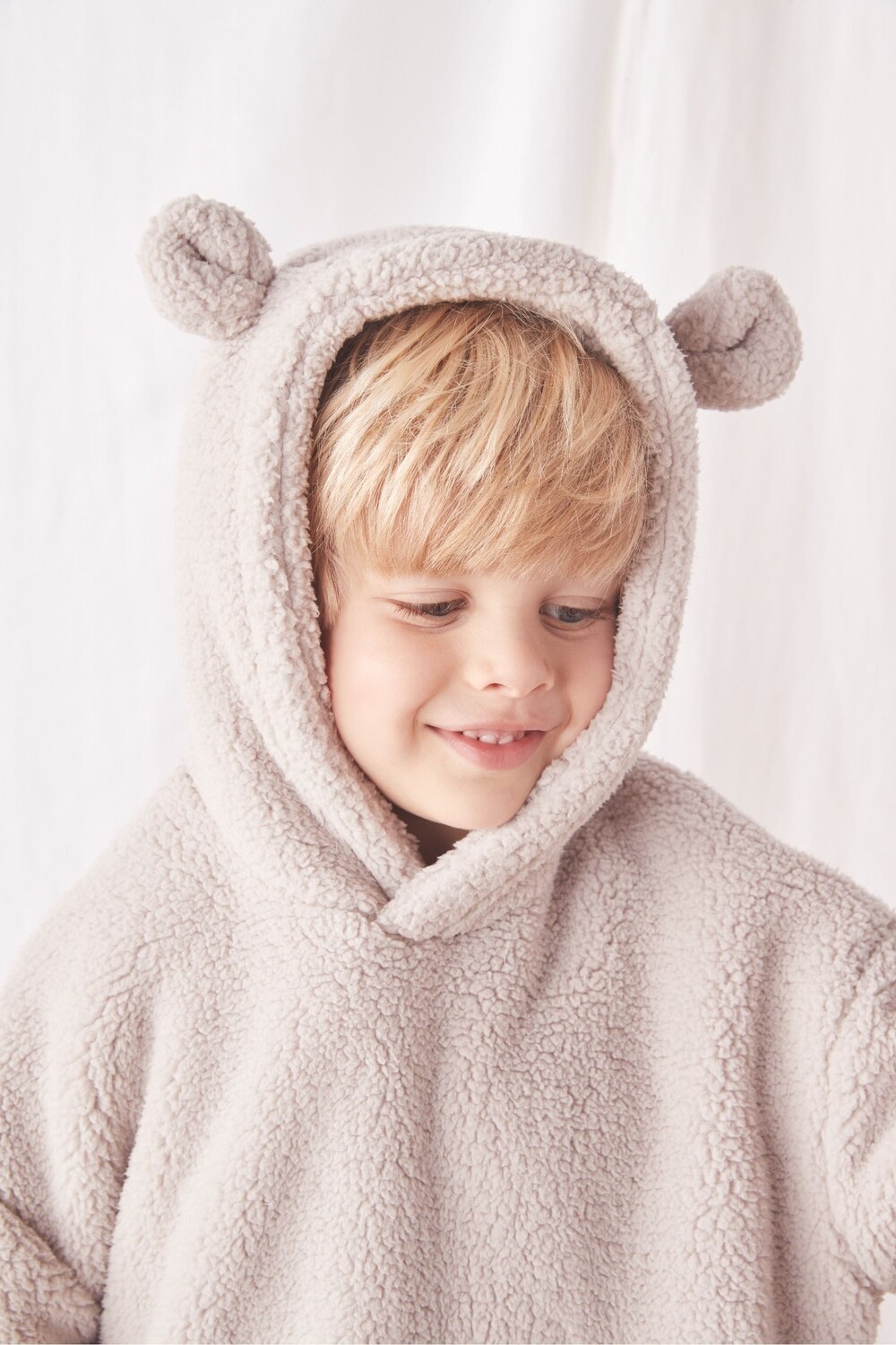 Уютная толстовка с розовым медведем The White Company, розовый — фото 2